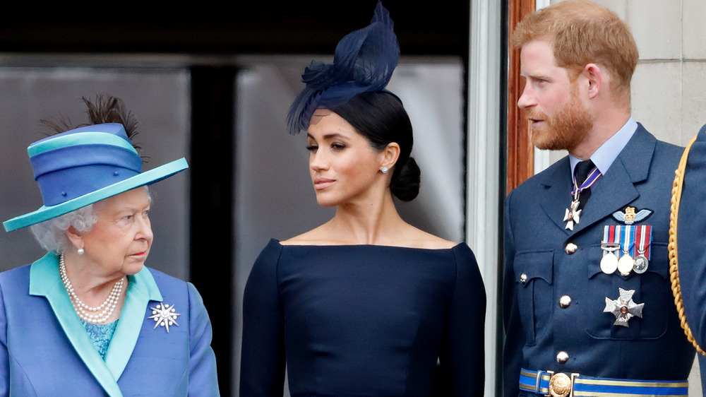 Queen Elizabeth II, Meghan Markle, Prince Harry