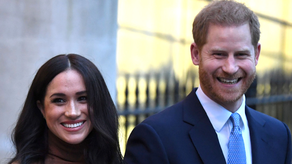 Meghan Markle and Prince Harry smiling