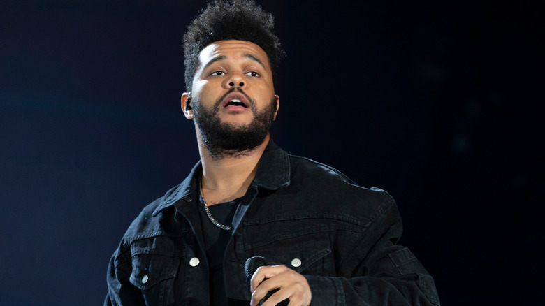 The Weeknd with a beard on stage during 2018 Global Citizen Festival: Be The Generation in Central Park