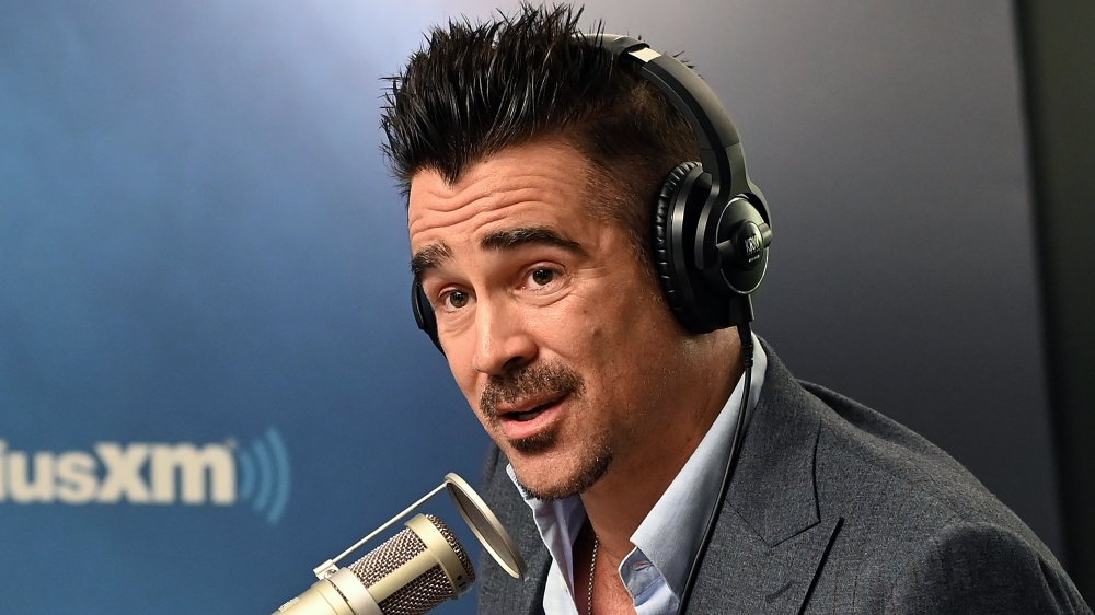 Colin Farrell during a radio interview with SiriusXM