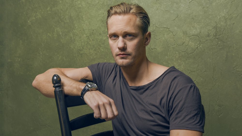 Alexander Skarsgård posing for a portrait session during the Sundance Film Festival in 2015