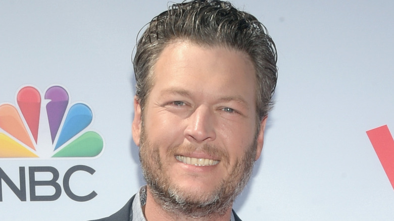 Blake Shelton smiling