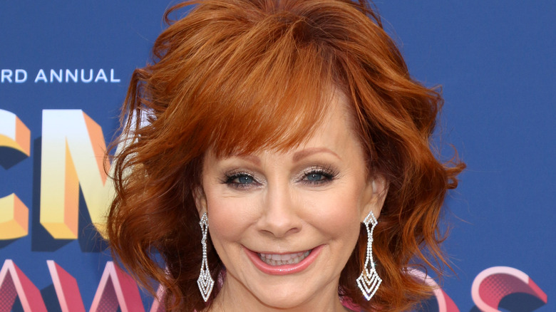 Reba McEntire smiling