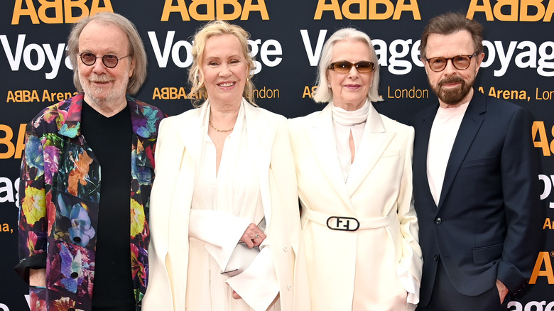 ABBA in a group photo