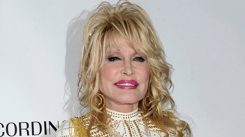 Dolly Parton smiling