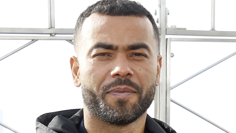 Ashley Cole squinting