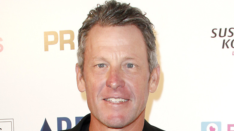 Lance Armstrong smiling