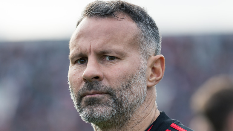 Ryan Giggs frowning