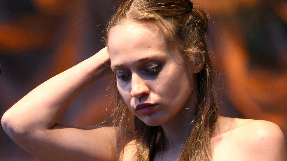 Fiona Apple looking down