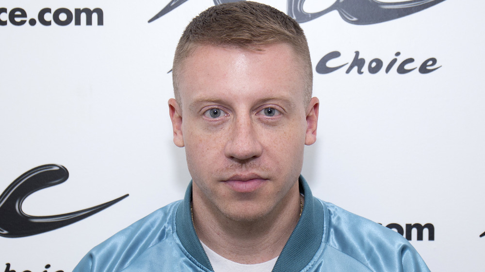 Macklemore staring into camera