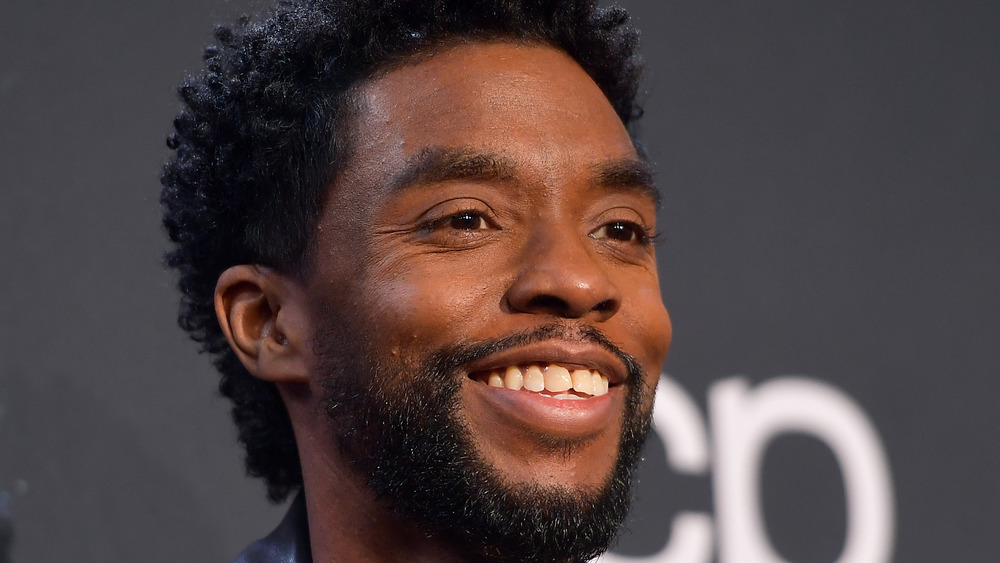 Chadwick Boseman at the American Music Awards