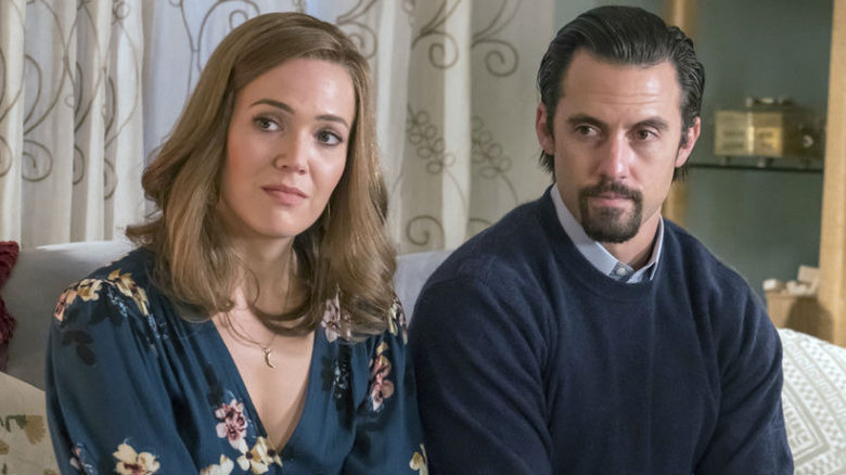 Mandy Moore and Milo Ventimiglia on This Is Us.