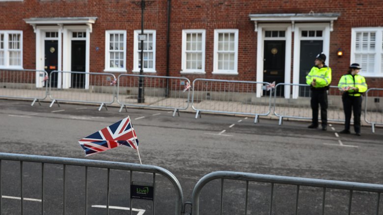 Preparation for Princess Eugenie's wedding