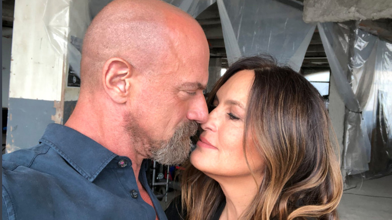 Christopher Meloni and Mariska Hargitay's selfie