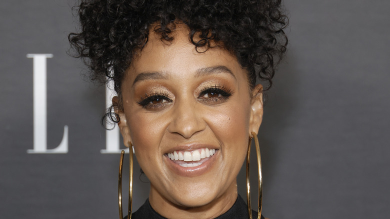 Tia mowry at an elle event 