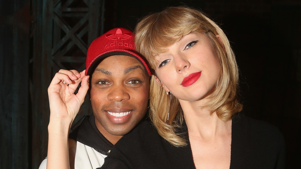 Todrick Hall and Taylor Swift pose for a photo