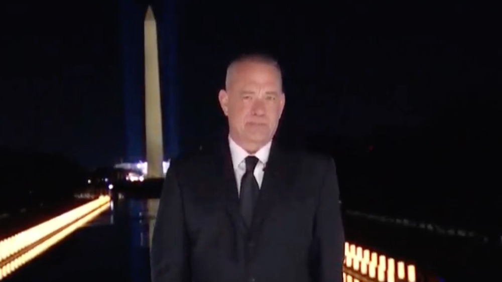 Tom Hanks at the Washington Monument