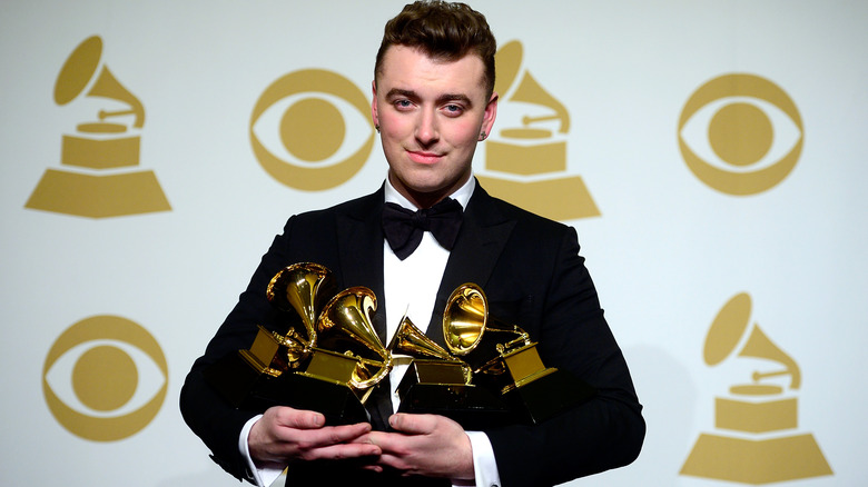 Sam Smith at 2015 Grammy Awards 