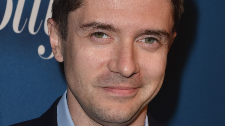 Topher Grace smiling