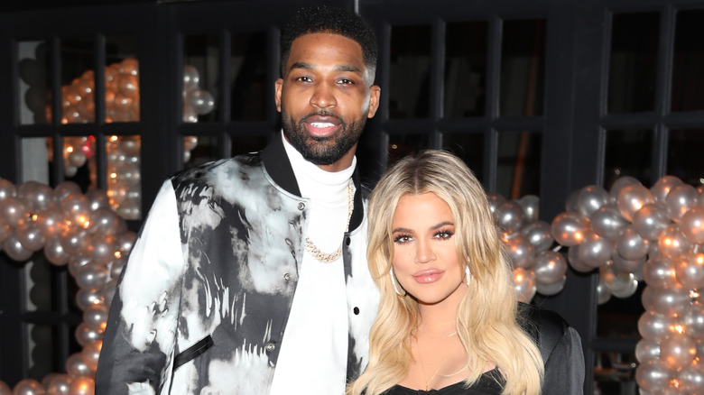 Tristan Thompson and Khloe Kardashian 