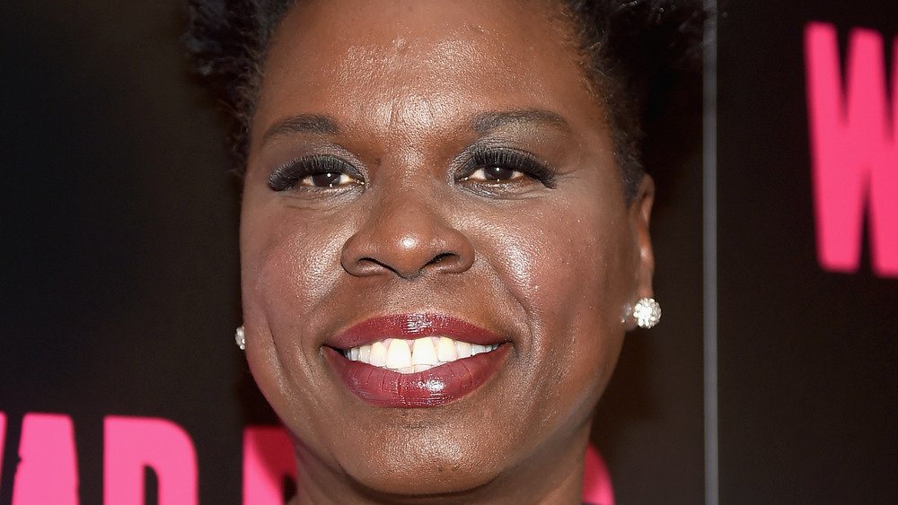 Leslie Jones smiling