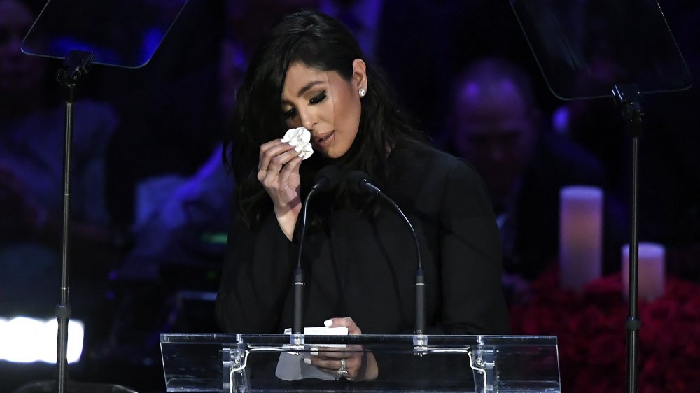 Vanessa Bryant speaks during The Celebration of Life for Kobe & Gianna Bryant at Staples Center