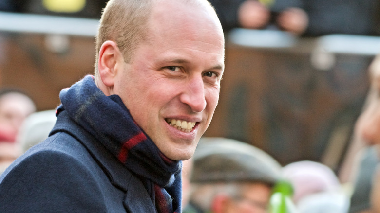 Prince William smiling