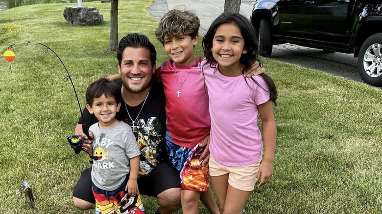 Jionni LaValle and kids smiling
