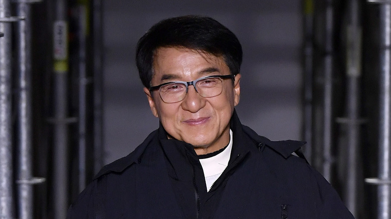 Jackie Chan smiling