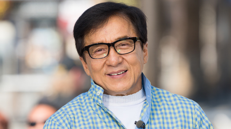 Jackie Chan smiling