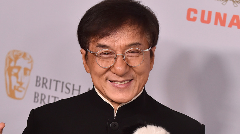 Jackie Chan smiling