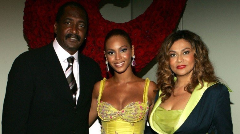 Beyoncé with her parents