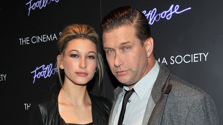 Young Hailey Bieber, dad Stephen Baldwin