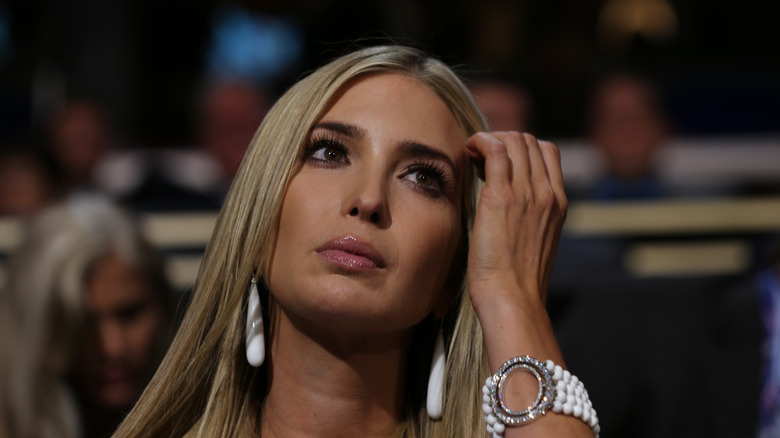 Ivanka Trump straight blonde hair