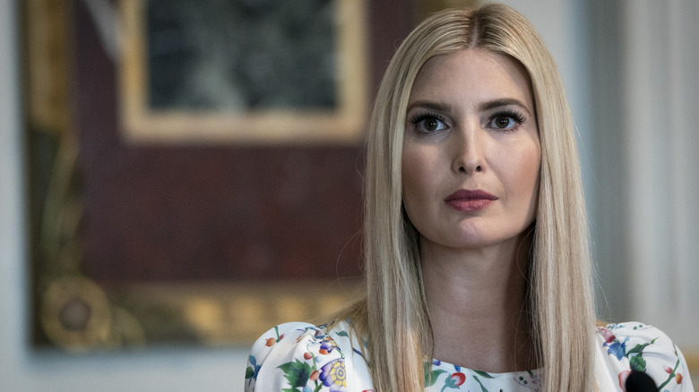 Ivanka Trump sad alone