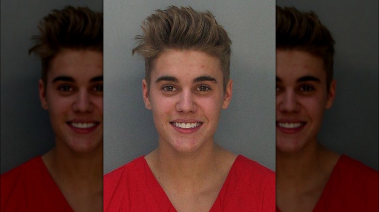 Justin Bieber's 2014 mugshot