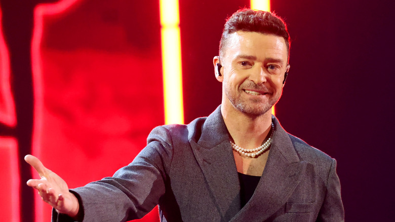 Justin Timberlake performing