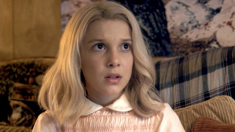 Millie Bobby Brown as Eleven in Stranger Things