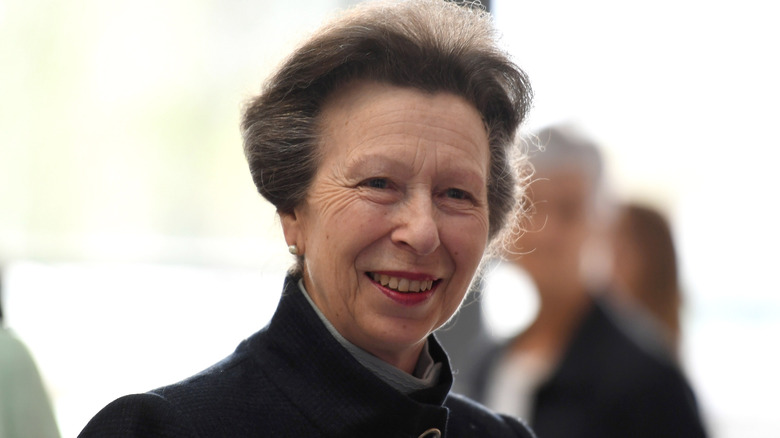 Princess Anne smiling