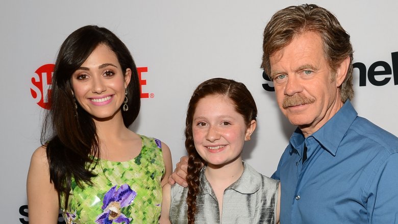 Emmy Rossum, Emma Kenney, and William H. Macy