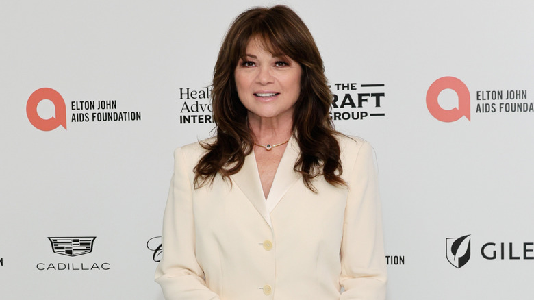 Valerie Bertinelli wearing all white