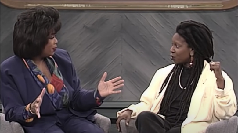 Whoopi Goldberg on The Oprah Winfrey Show in the 1990s