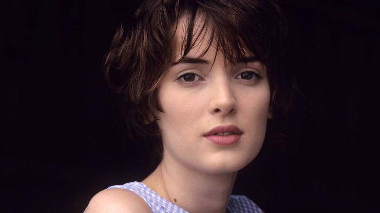 Winona Ryder posing young