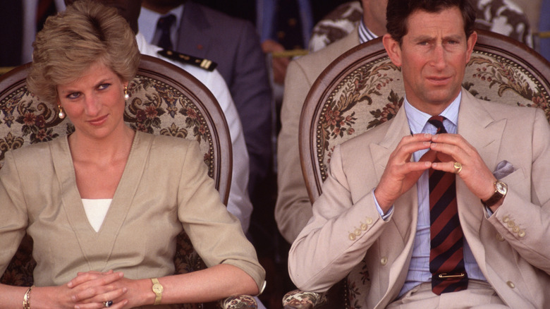 Prince Charles and Princess Diana in 1990