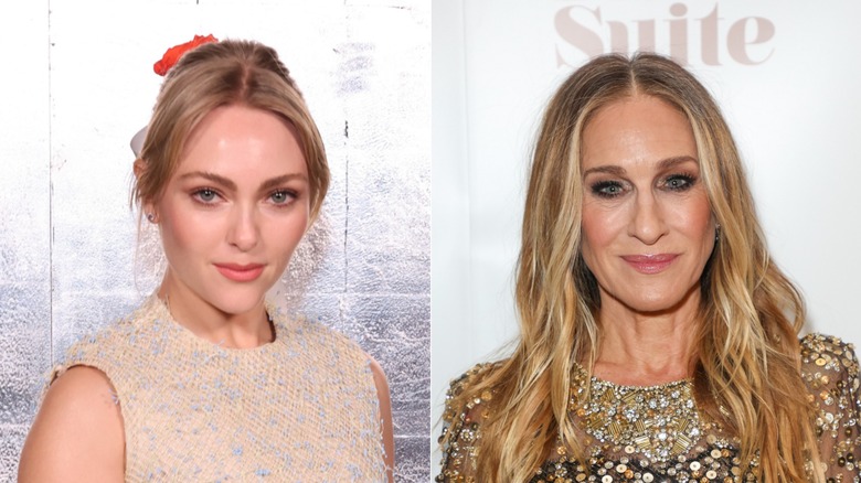 AnnaSophia Robb, left, and Sarah Jessica Parker, right