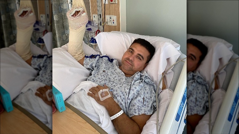 Buddy Valastro in hospital bed