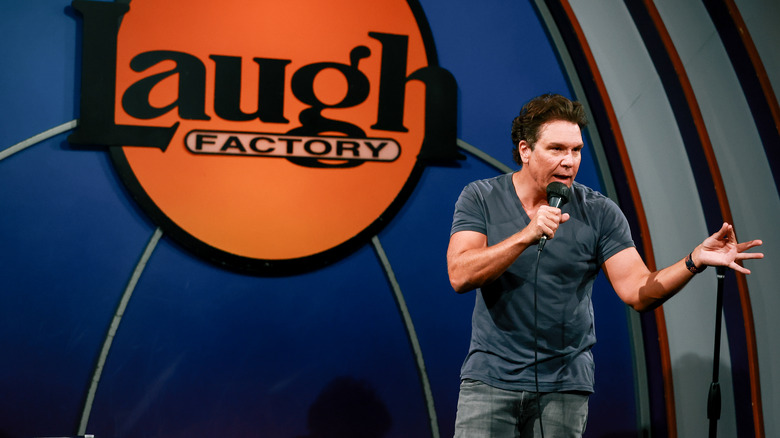 Dane Cook performs at Laugh Factory