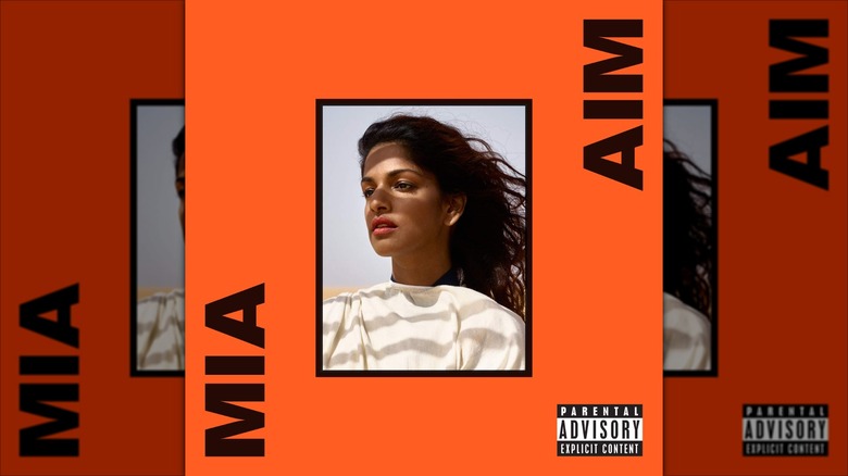 The cover art for M.I.A.'s 2016 album AIM