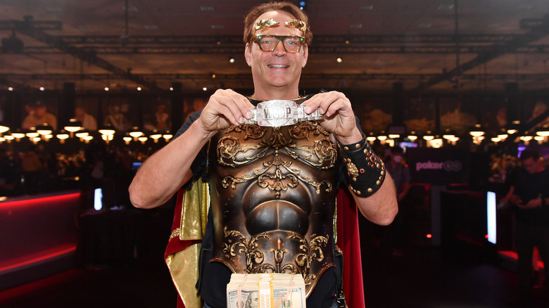 Vince Vaughn as 2022's World Series of Poker Master of Ceremonies 