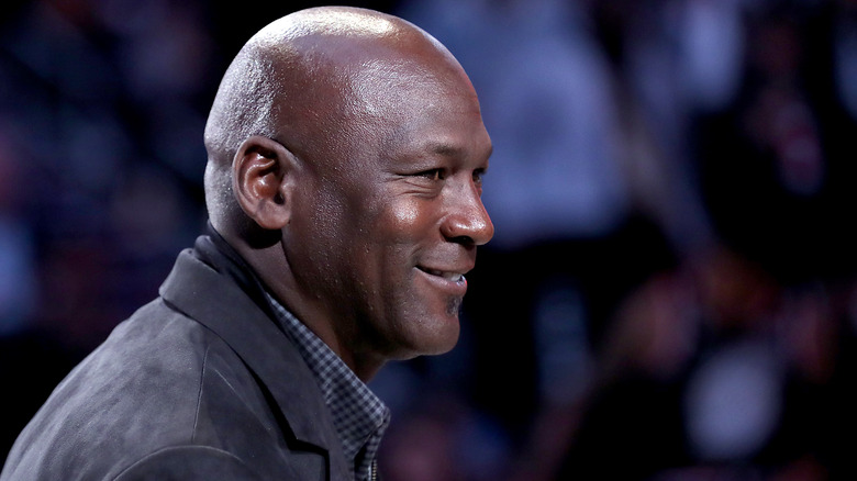 Michael Jordan smiling